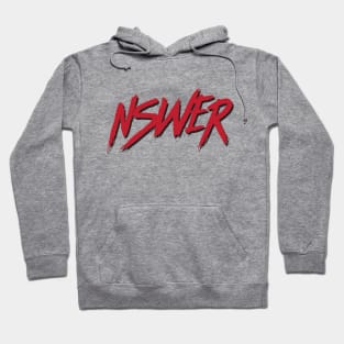 NMIXX NSWER typography Hoodie